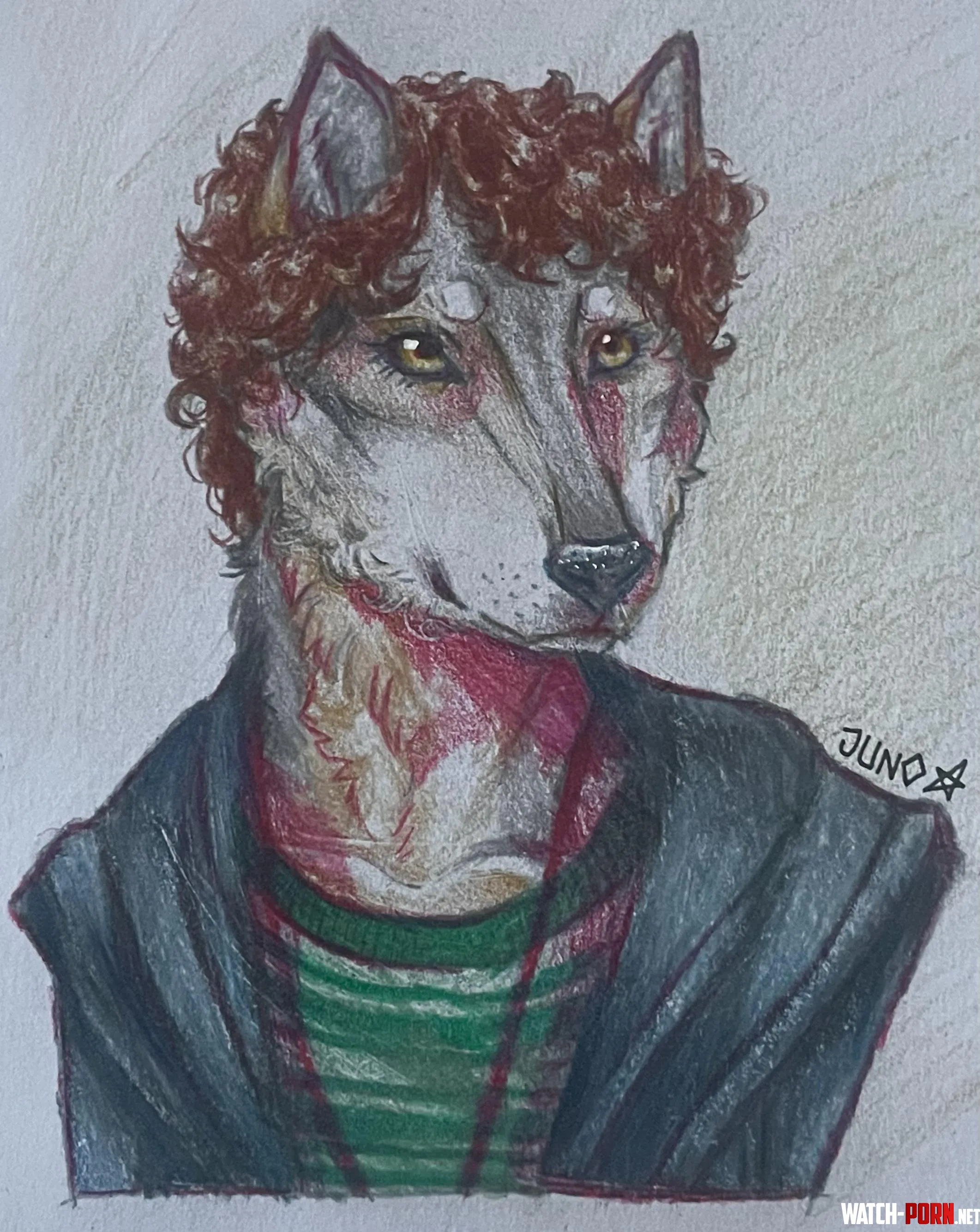 Wolfdog gal OC by watergoblin17