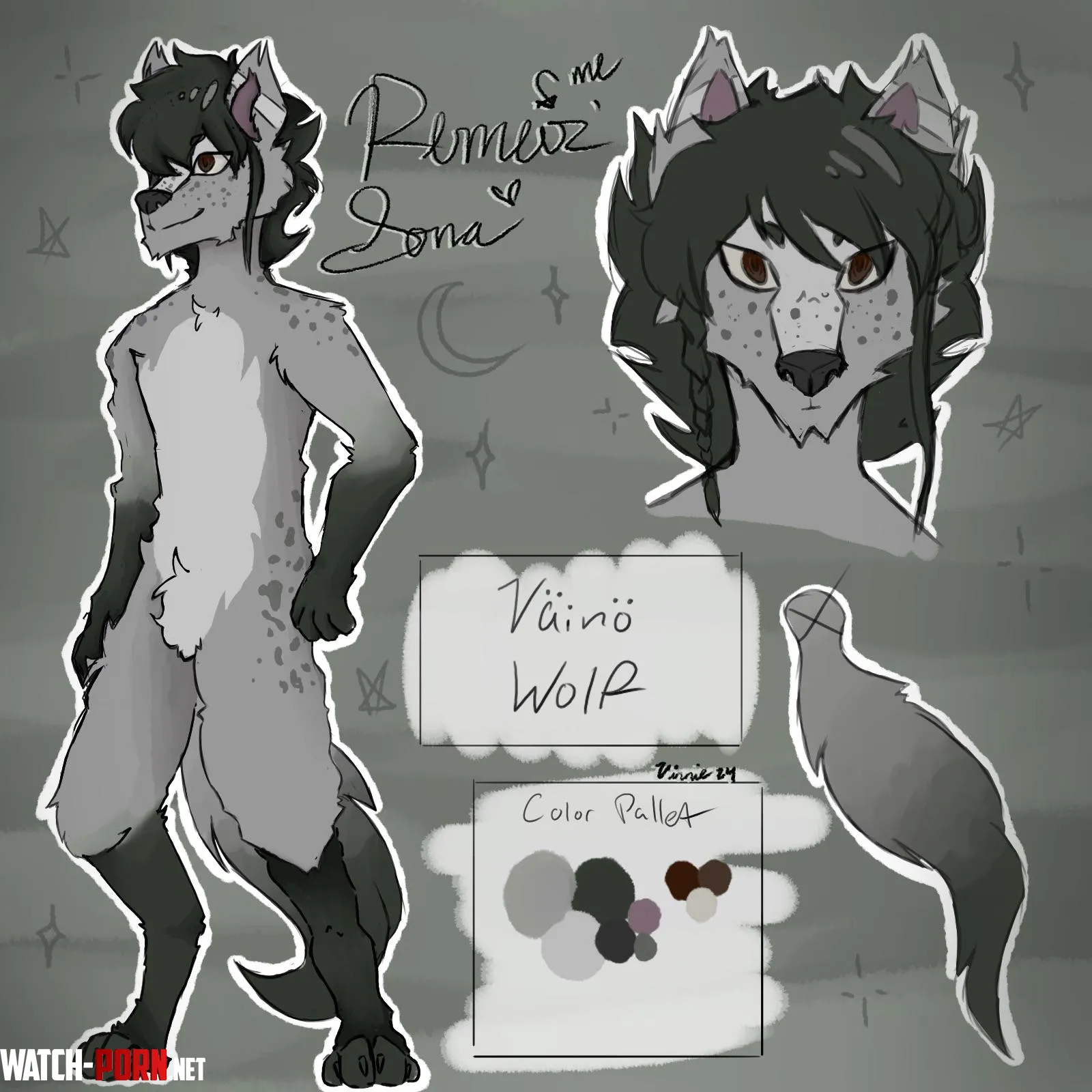 I finally made my own sona  by my-moony