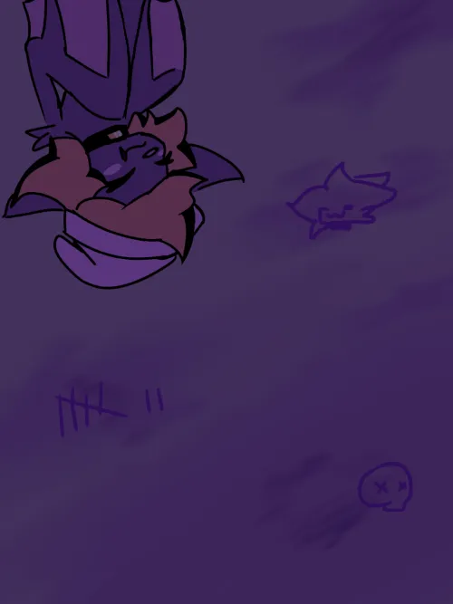 Thumbnail Bat Drawing Practice by Ematally | Furry Art Skill Building