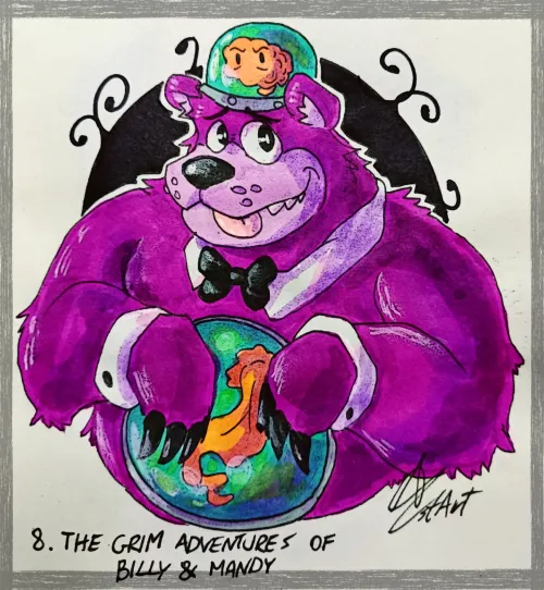 Thumbnail Furktober 2024 Adventures: Billy & Mandy Fan Art by Cylinder_stArT