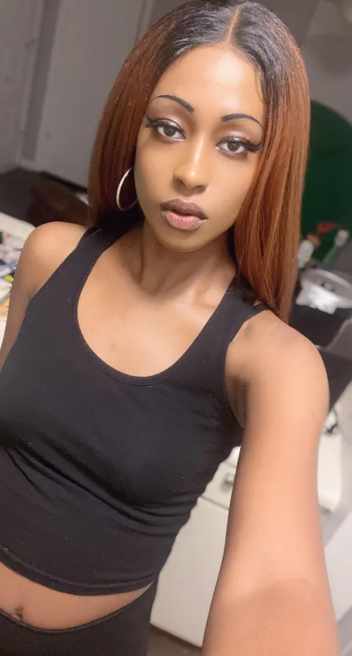 Thumbnail Black Crop Top Obsession: Kaniyakeme's Croptopgirls Journey