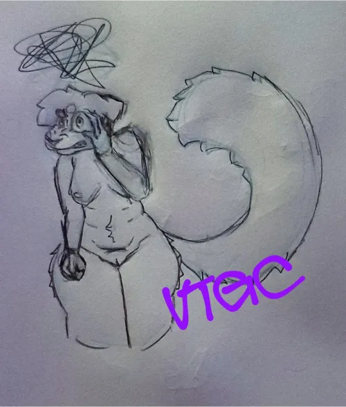Thumbnail Annoying Viola Right Now X: Furry Art by ViolaTheGlitchCat