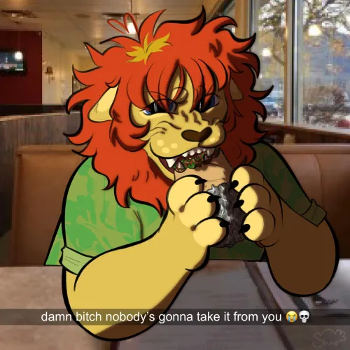 Thumbnail Damn Bitch: Captivating Furry Art by Shaesinflames