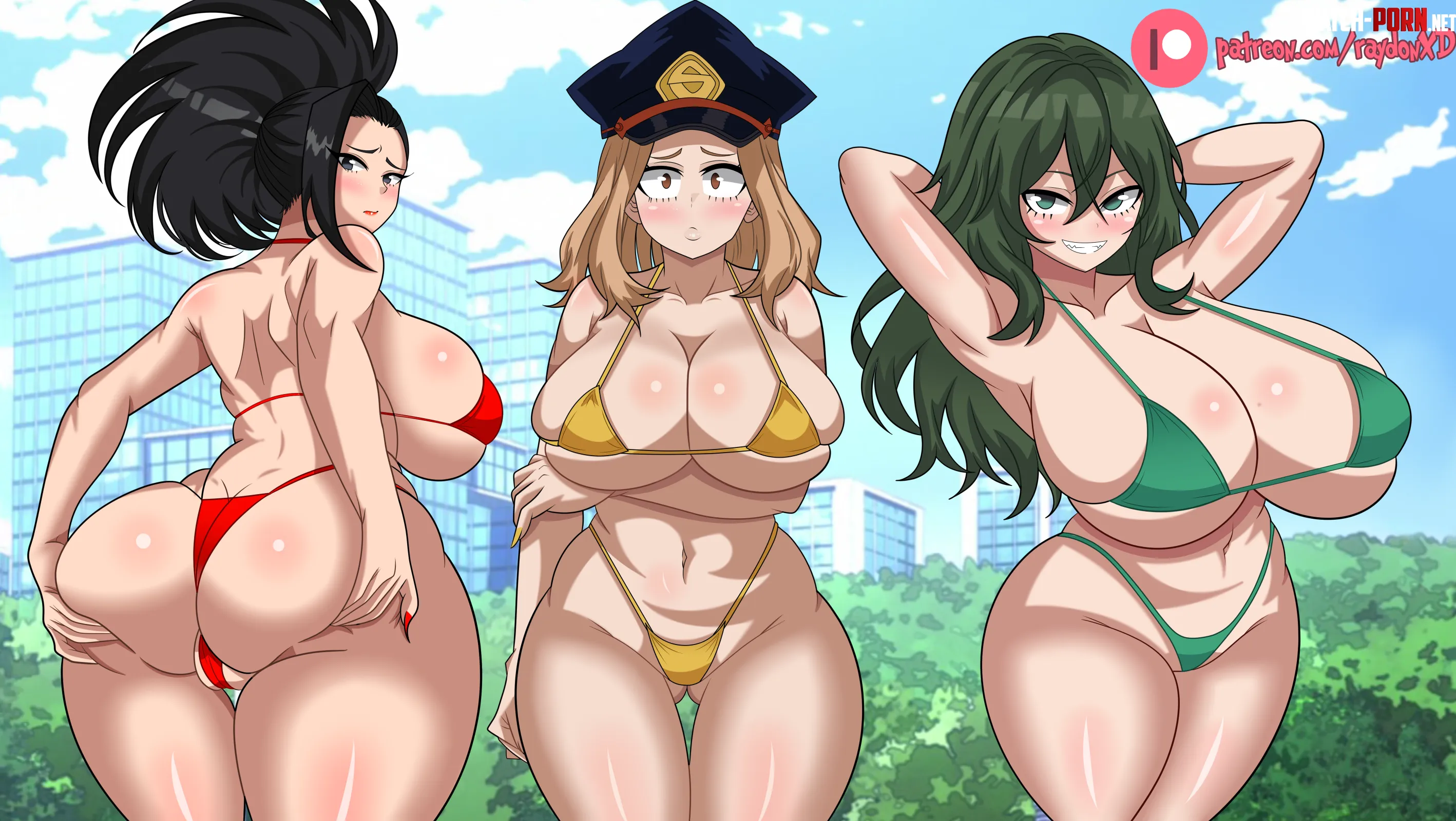 Momo  Cammie froppy raydon XDmy hero academia by avin8701