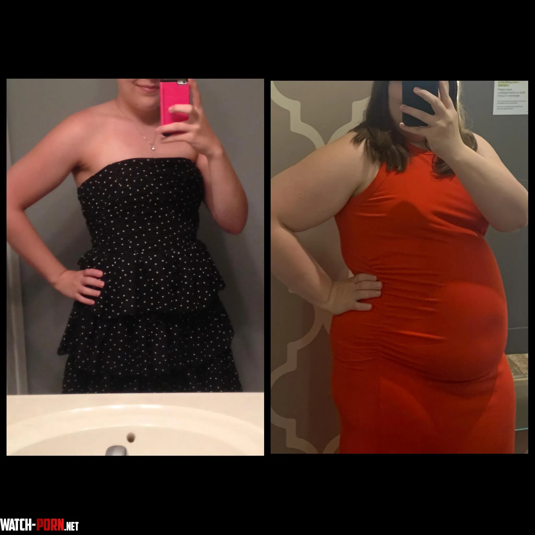 Dresses fit a little different now compared to 90 pounds ago  by PiggyPolly