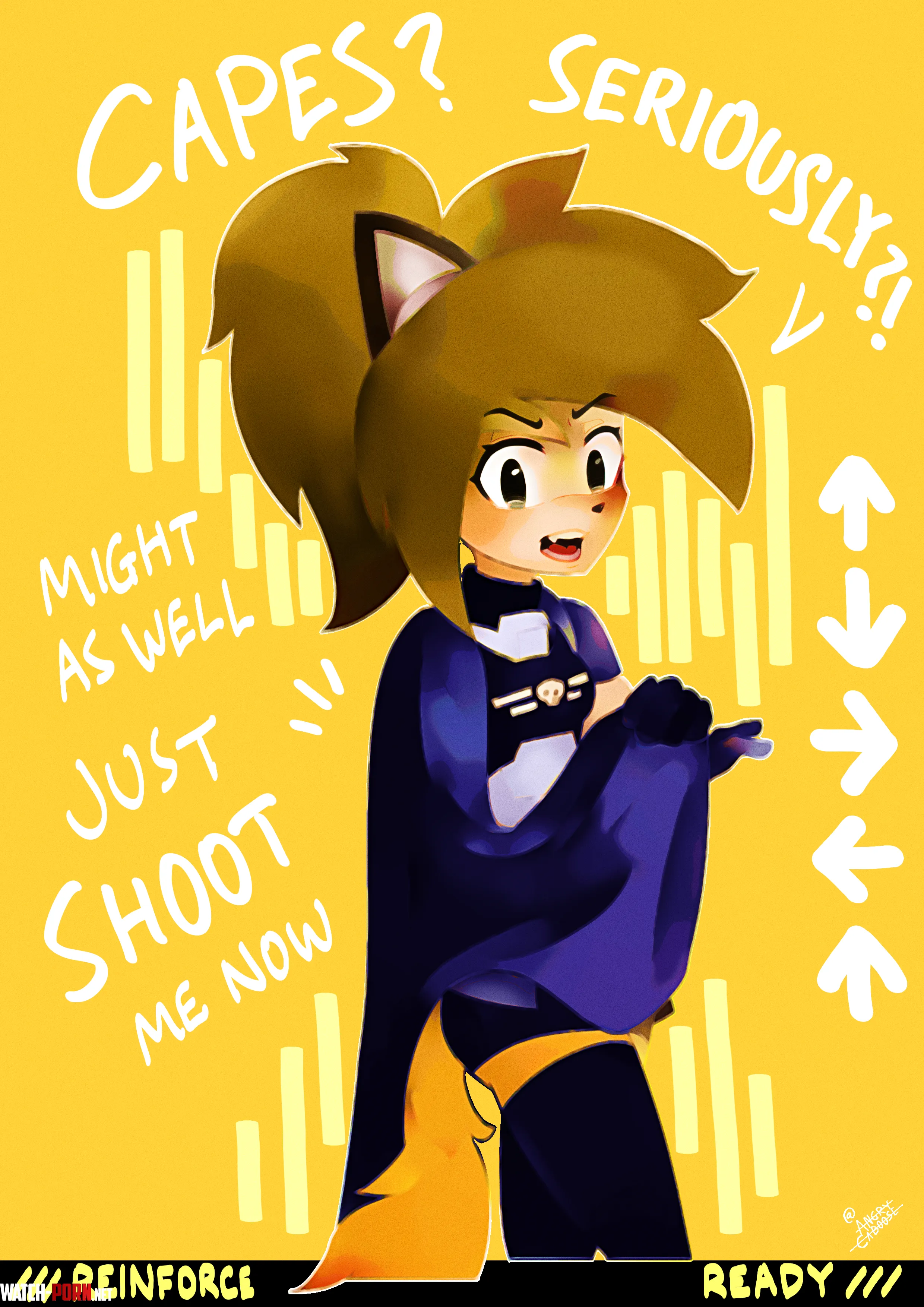 No Capes art by me angrycaboose by AngryCaboose