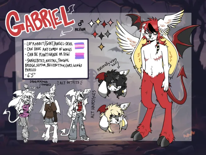 Thumbnail Introducing the New Sona Ref Sheet by Ghostypetz