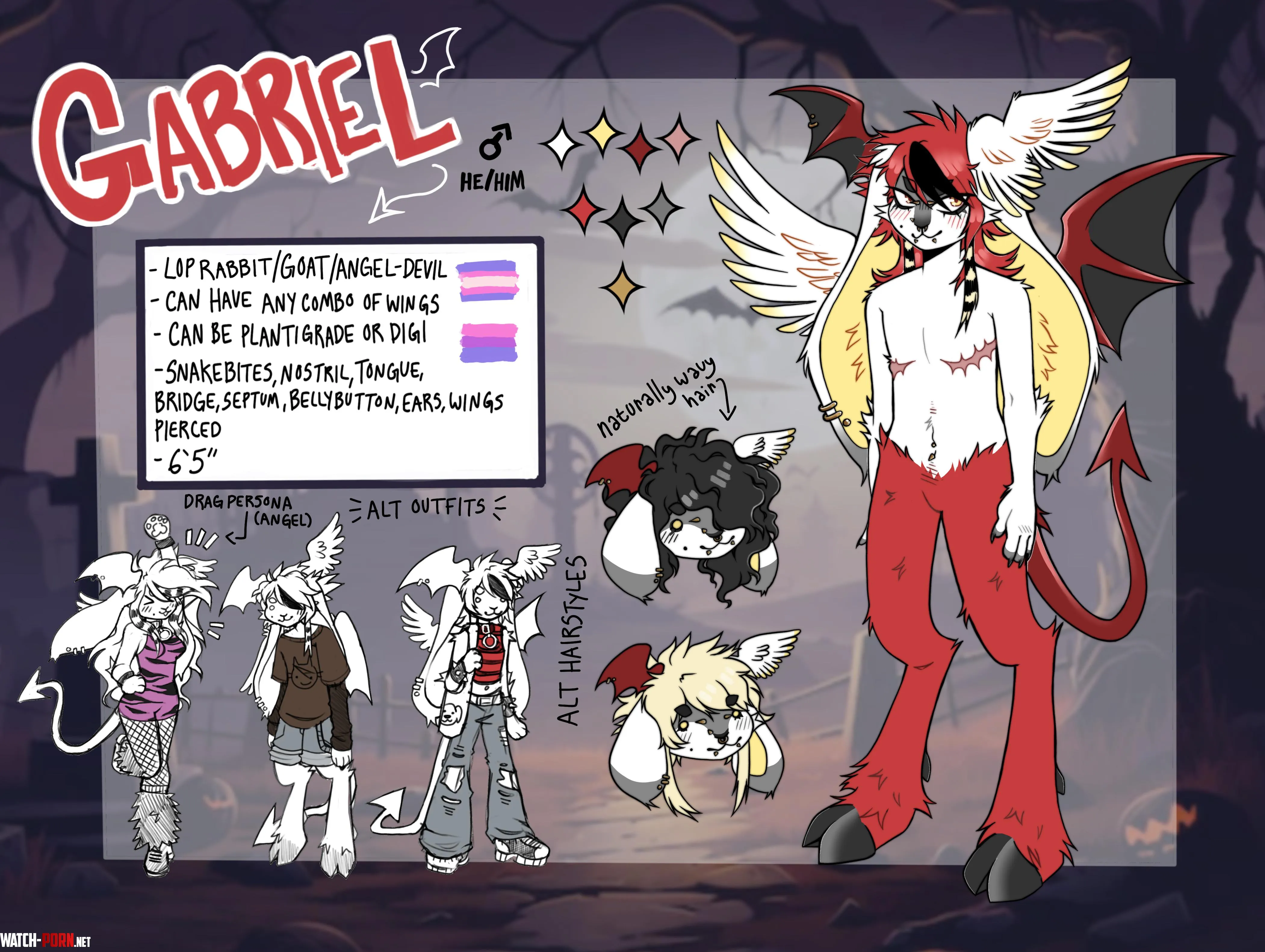 New sona ref sheet by Ghostypetz