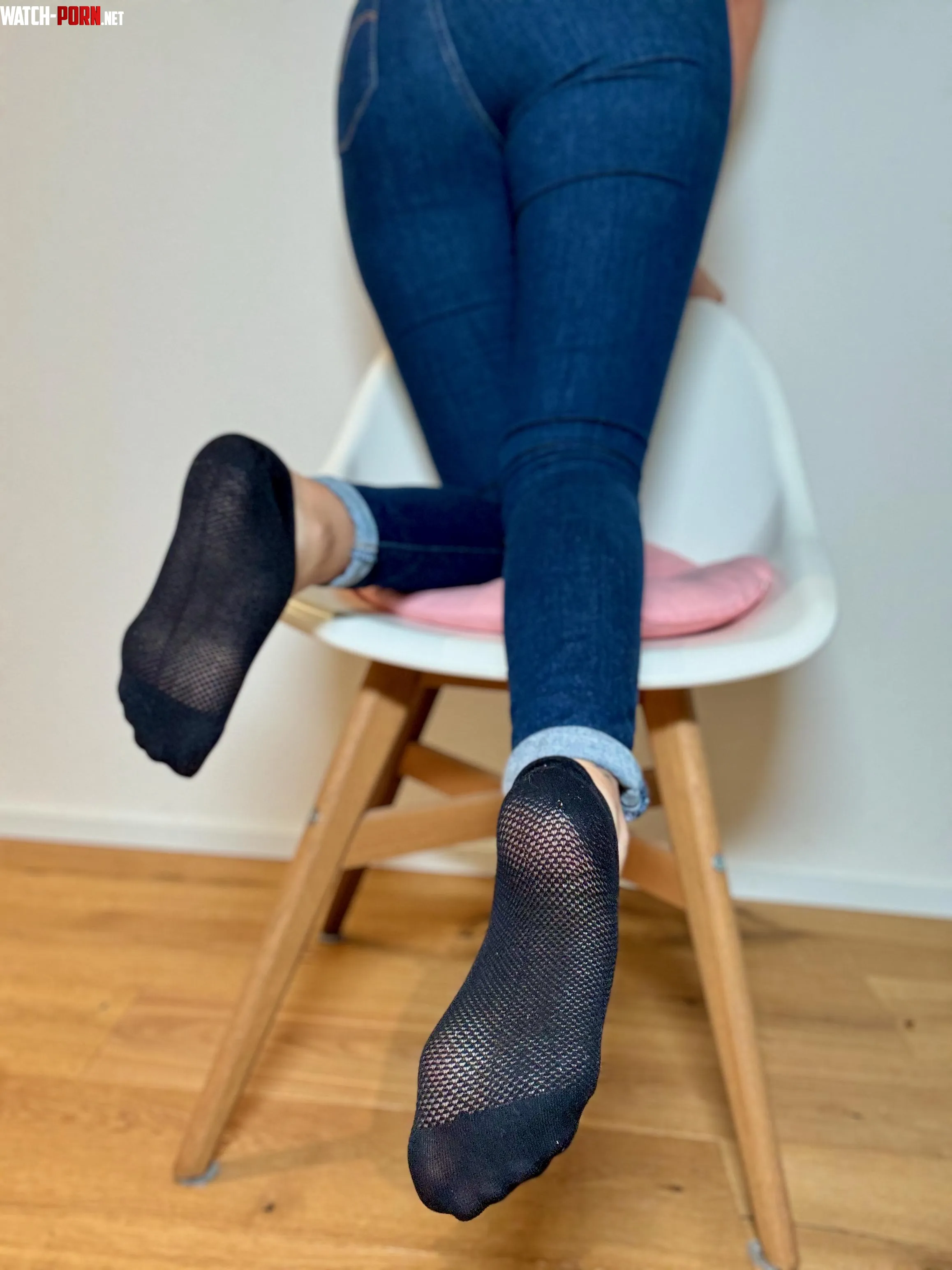 Showing you my black socked soles Rate from 110 by juliajames_jj