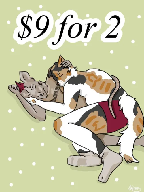 Thumbnail Drawing Two for 9 - Engage with Furry Creations by Curtainsfly