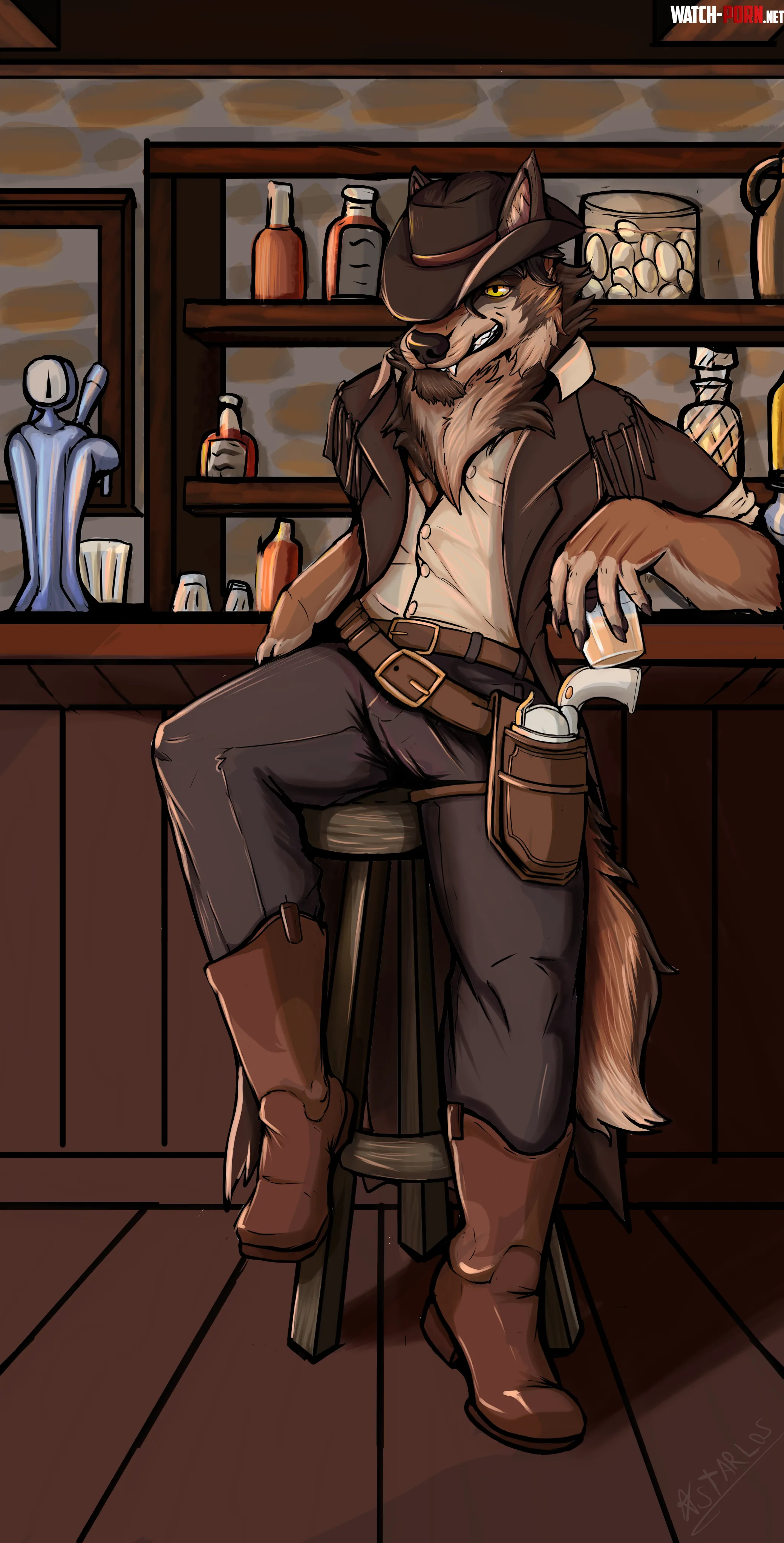 bad boy in the area art by my by Astarlos