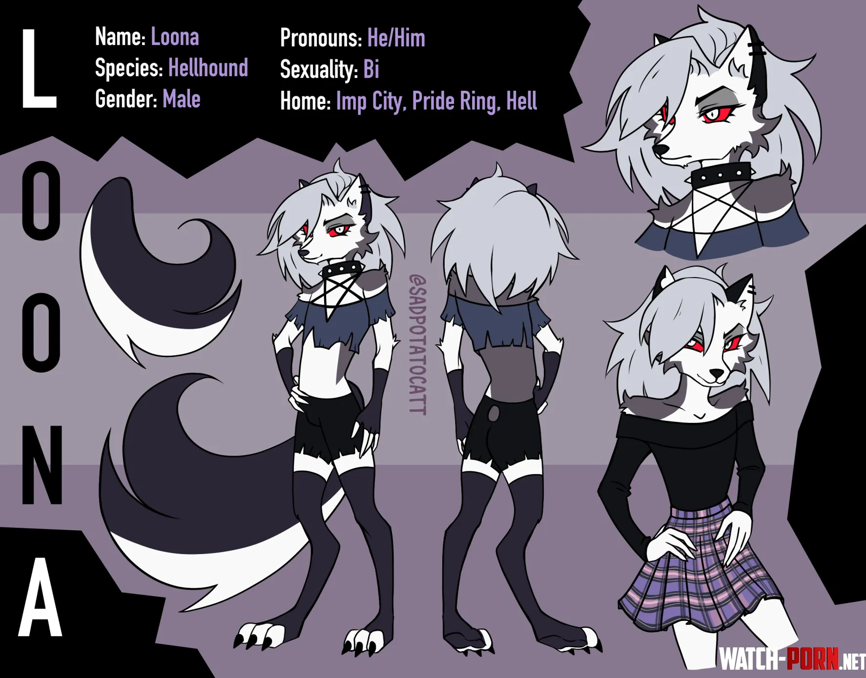 Genderbent Loona sheet 3 by sadpotatocatt