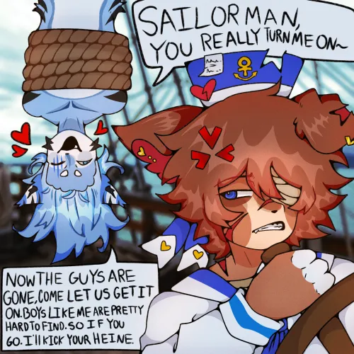Thumbnail Sailor Man Takes the Spotlight: A Furry Creation by SumiZuki24