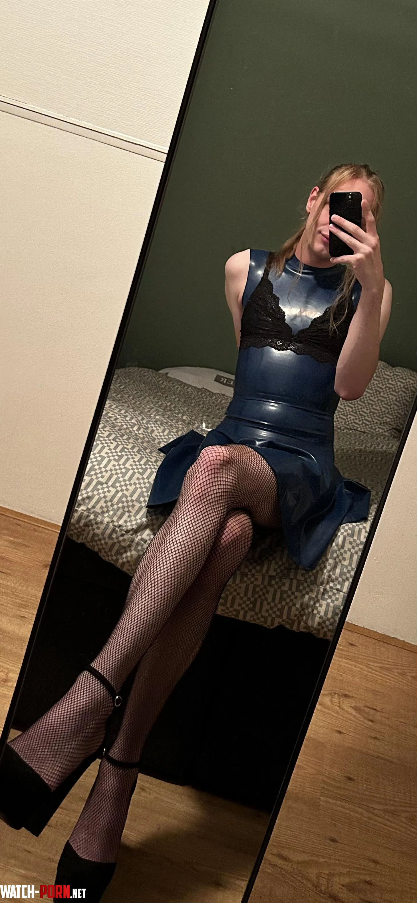 Tried combining lace with latex how does it look by Loving_Lillly