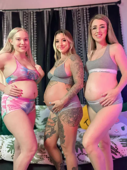 Thumbnail Triple Trouble: Can You Handle Three Preggo Girls? | Tiffanybc4