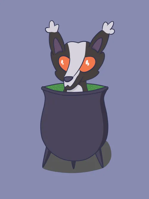 Thumbnail Cauldron for Potions Only: Furry Art by Front-Equivalent-156 | Whimsical Drawing