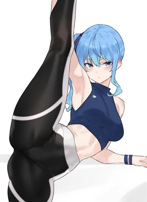 Thumbnail Suisei Split Bluefield Hololive: A Closer Look