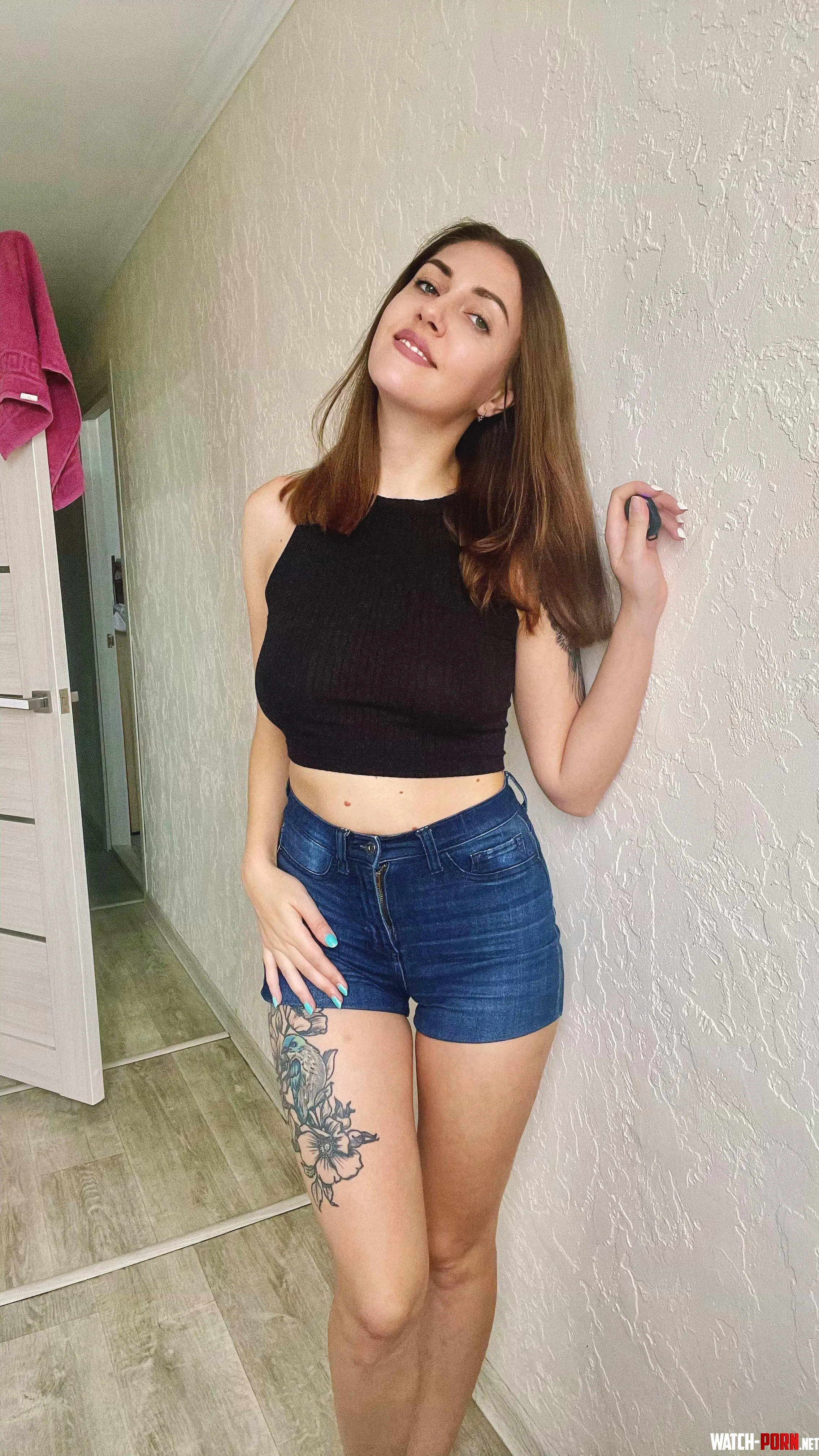I feel so sexy wearing this black top by megan_vikkk