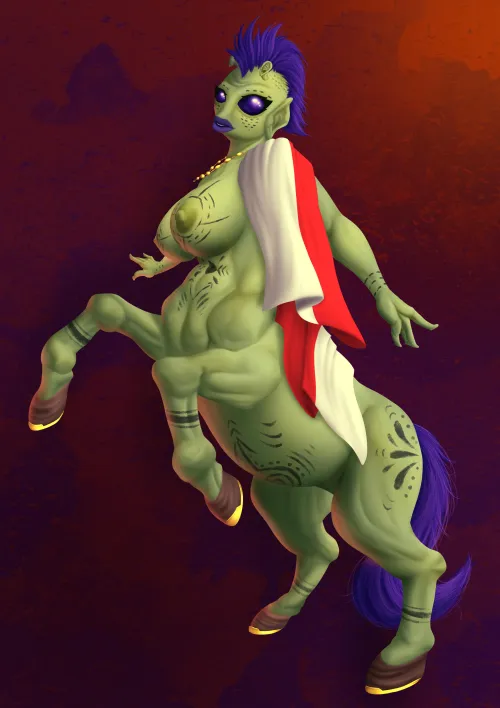 Thumbnail Star Wars NSFW: Check Out Rodian Centaur Art by Douglascoelho