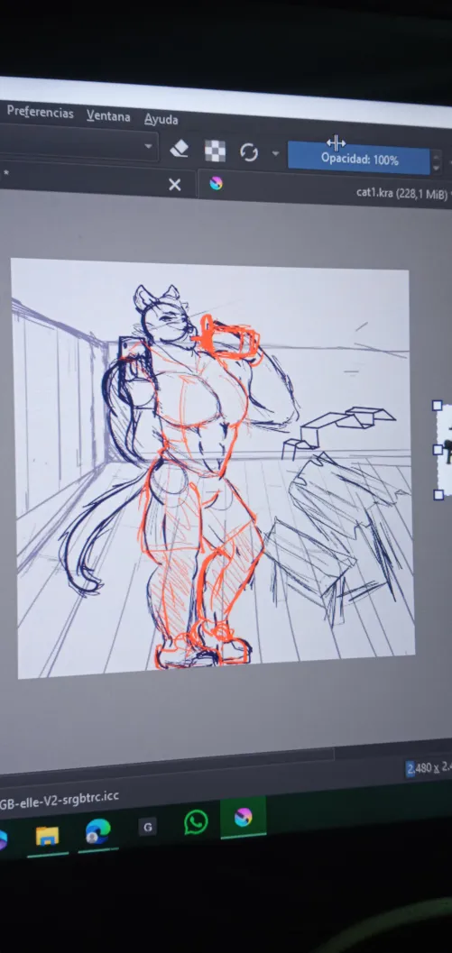 Thumbnail Discovering an Unfinished Drawing in Furry Art by Sensitive_Value_9994