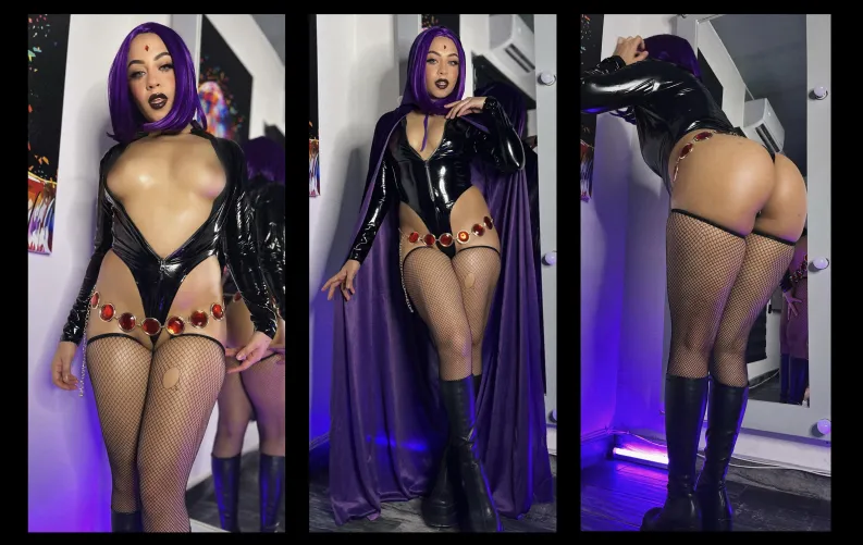 Thumbnail Raven from Teen Titans Cosplay by girlasenet: A Creative Tribute