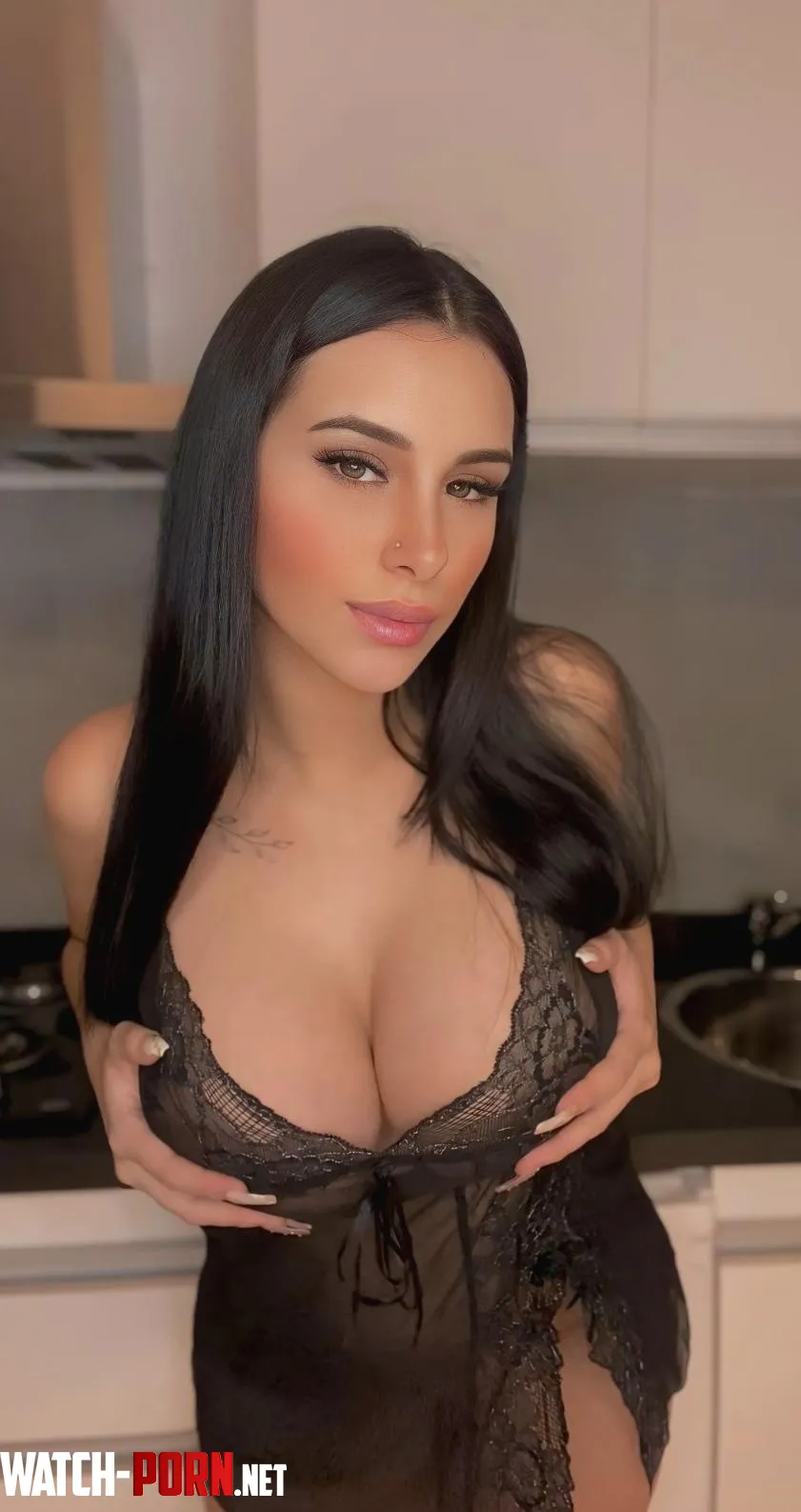 Just a sexy brunette   by Sea_Experience_6918