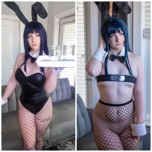 Thumbnail Shakethatashe Shines as Bunny Girl Hinata in Cosplay