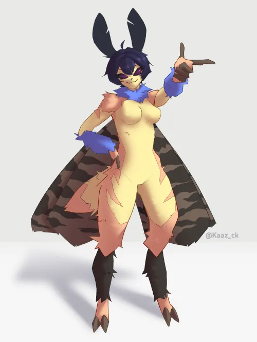 Thumbnail Captivating Art: Her Design Unveiled in Furry Style by Kaaz_ck