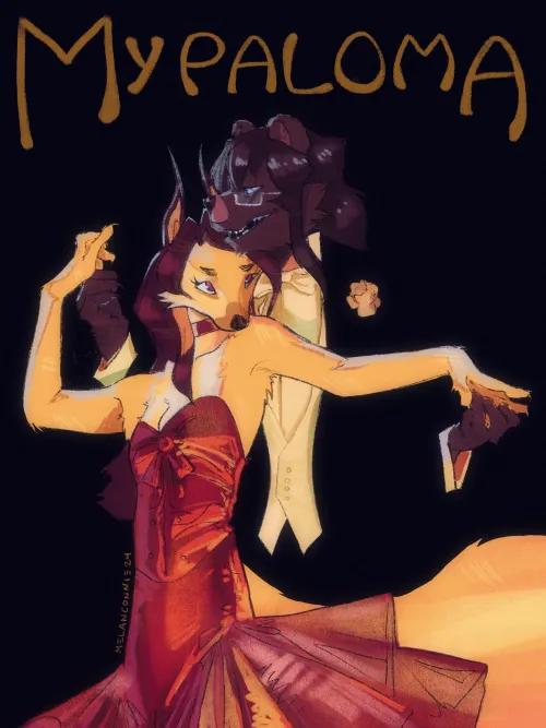Thumbnail Let's Dance! Vibrant Expression by itsMelanconnie in the Furry Community