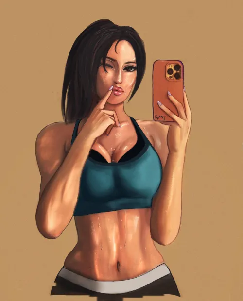 Thumbnail Sweaty Lara's Rule34 Adventure by kayamotoarts in Tomb Raider Universe