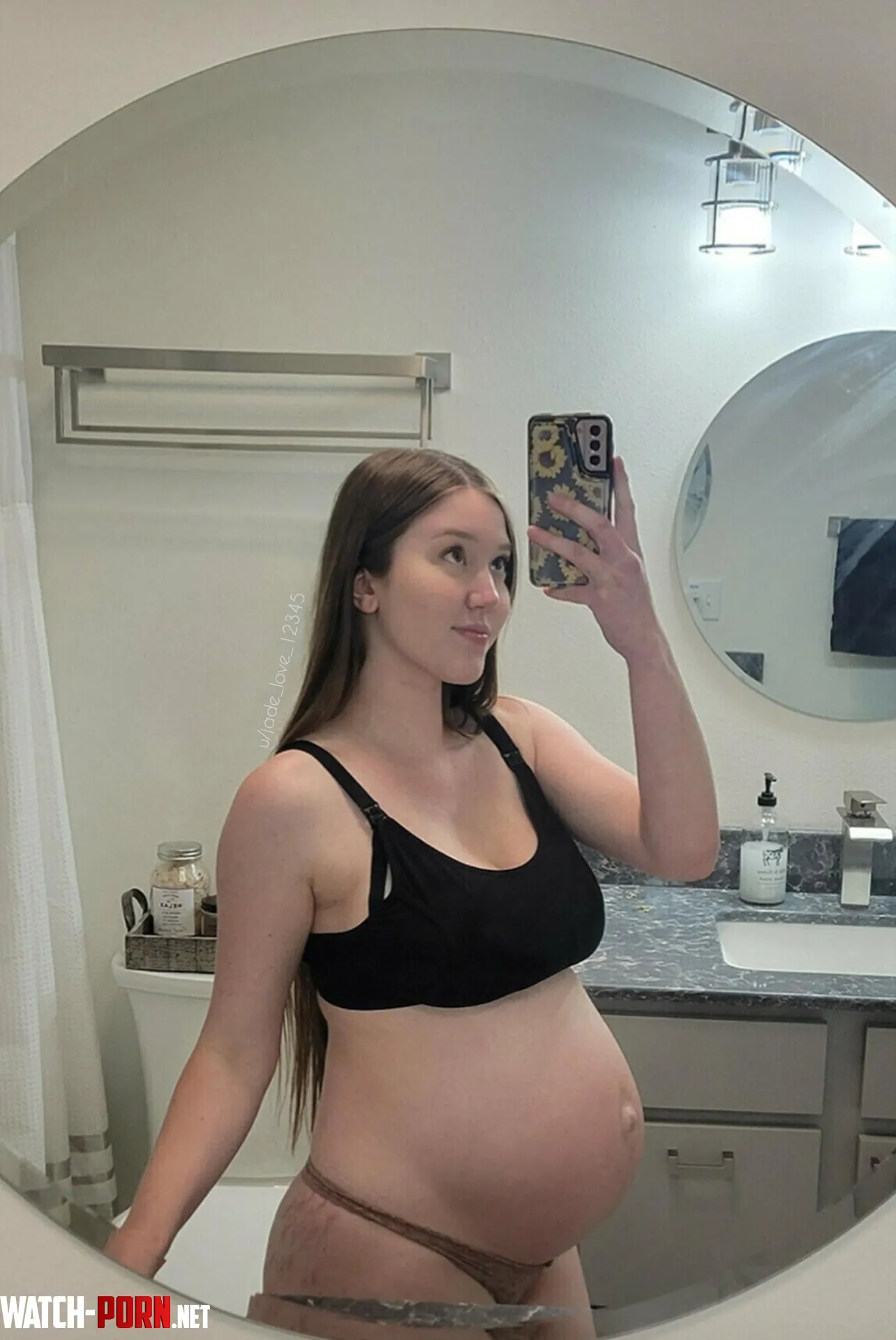 40 weeks pregnant and having contractions  Would you sneak in one more quickie before we go to the hospital  by jade_love_12345