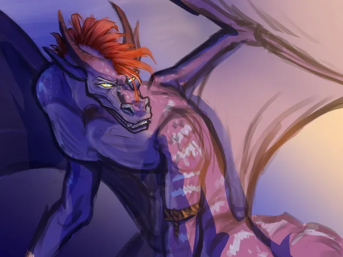 Thumbnail Let's Sketch a Chunky Dragon: Art by Filigran_Arts” | Furry