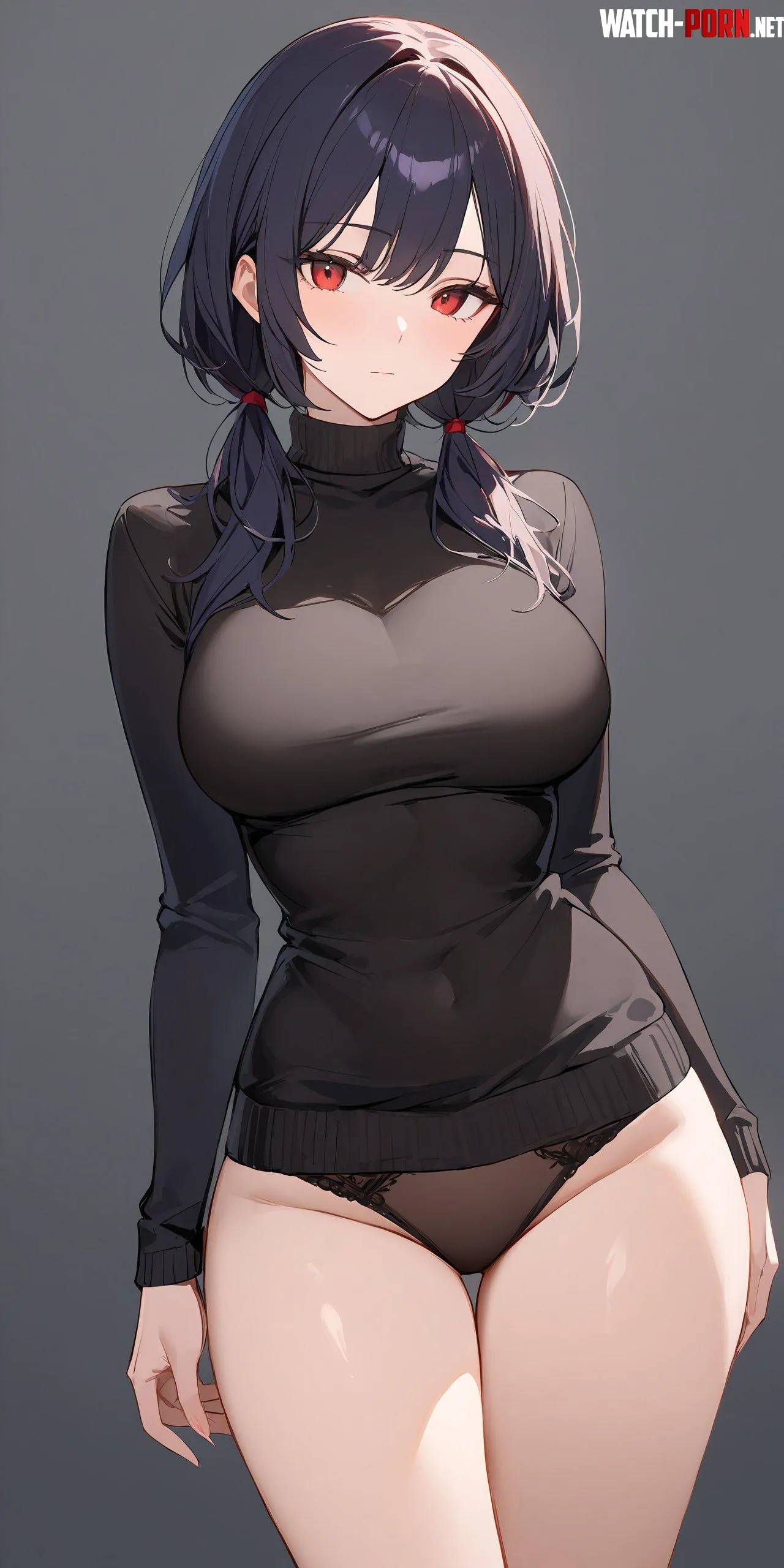 Black Turtleneck  by CheetahSperm18