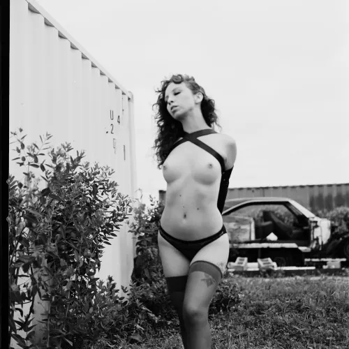 Thumbnail Bound Captivation: leatherandlacephoto Presents Kodak TRIX F
