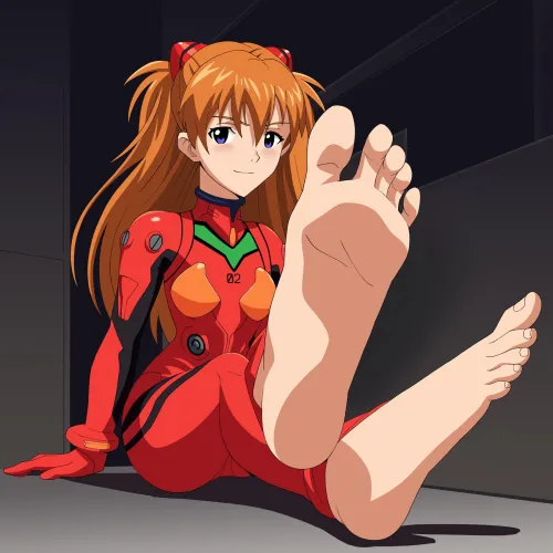 Thumbnail conejologia Showcases Asuka Plugsuit OC in the rule34feet Category