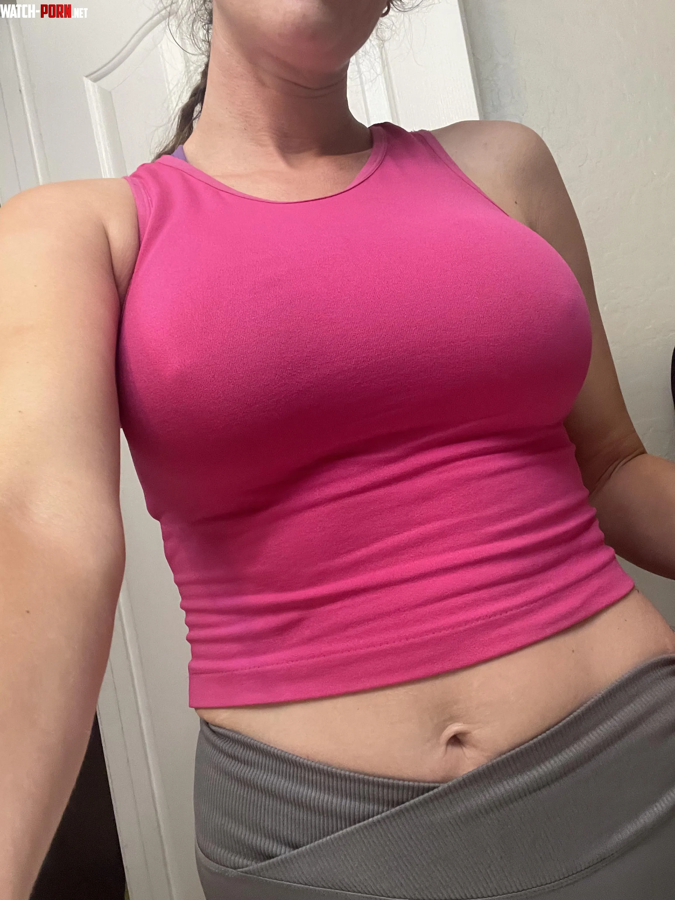 Pink and crop tops my two favorite things  by siennajuneofficial