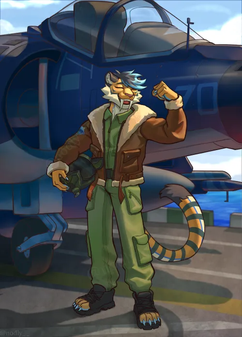 Thumbnail First Flight Artwork Delight by nodly_ in the Furry Universe