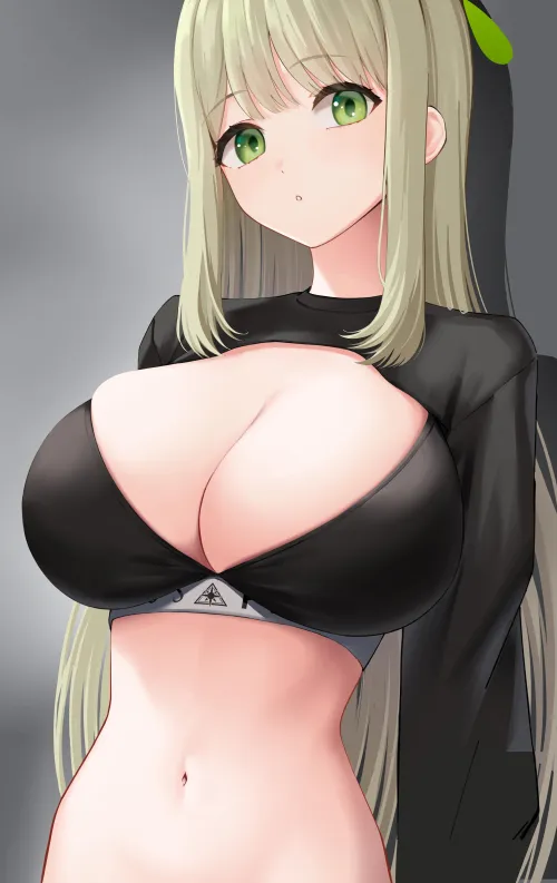 Thumbnail Sporty & Anime Chic: Nonomi in a Sports Bra by Marxsander2016