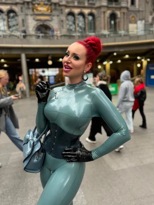 Thumbnail Just Another Day in Antwerp with Neon-Haired Charm by Miss_Fetilicious