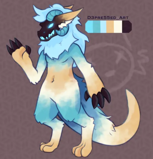 Thumbnail Alt Style Portrait of Proto in Furry Art by Chernocl | Furry Category