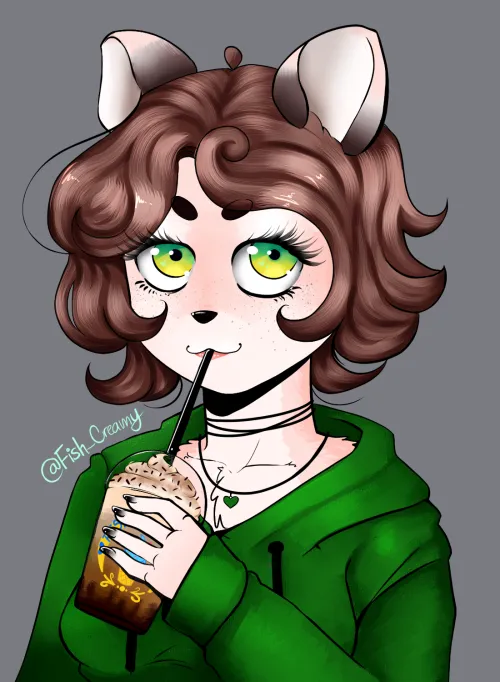 Thumbnail MortimusNovalevergus Introduces 'FishCreamy' - My First Furry OC