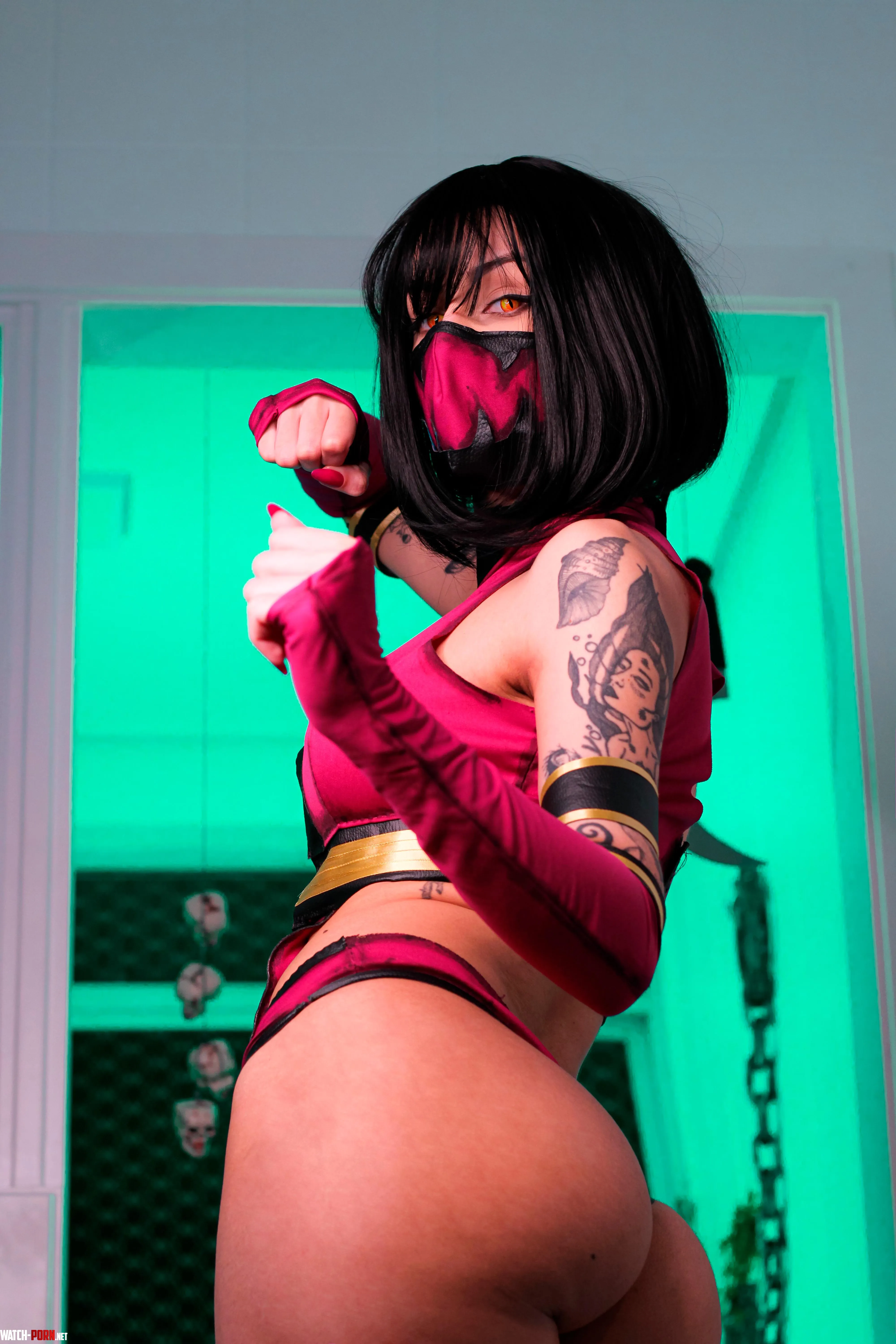 Mileena from MK by Nicky Brum  by nickybrum_