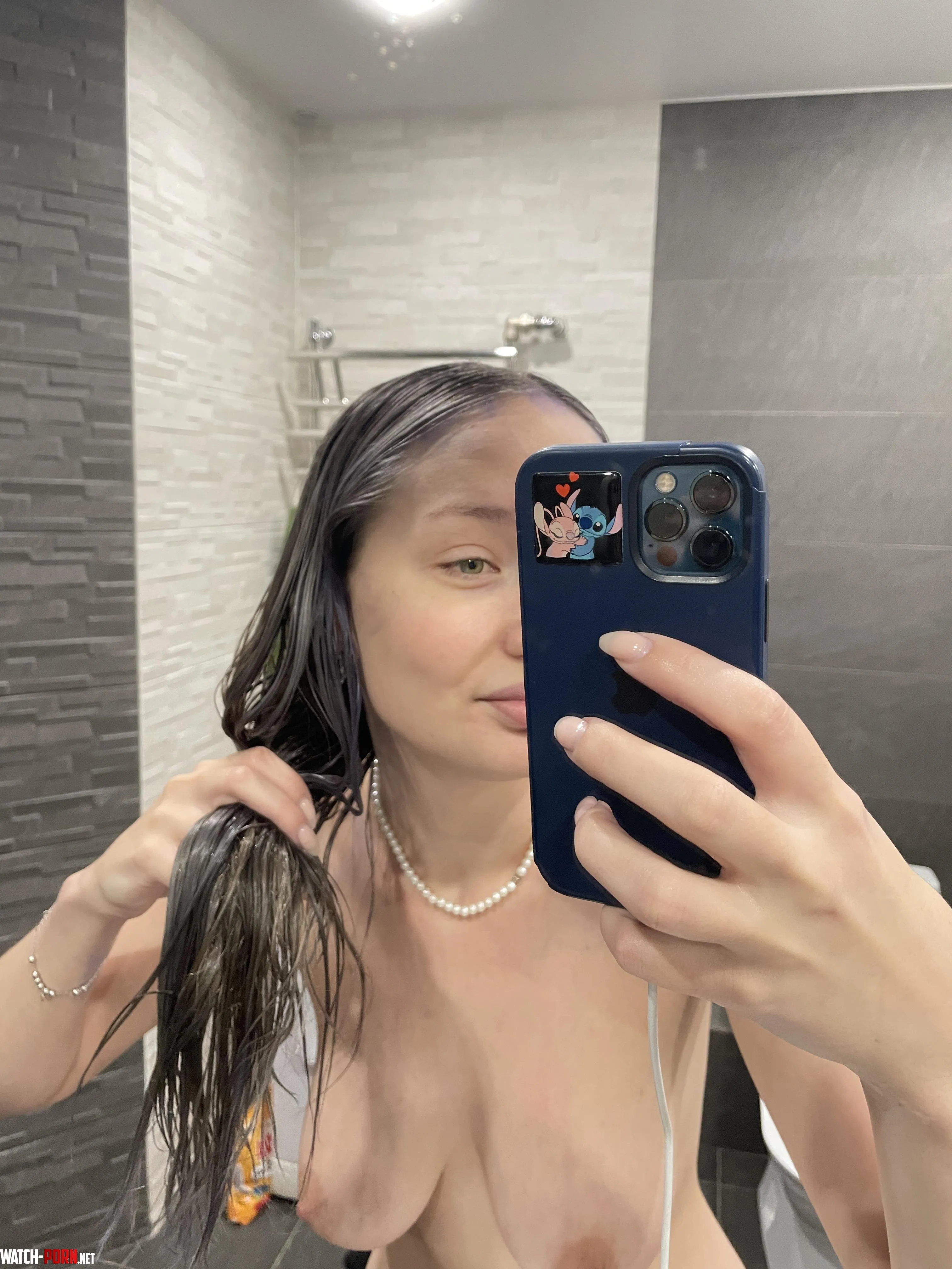 my first photo after i mixed up the paint and shampoo by SurprisedBabys