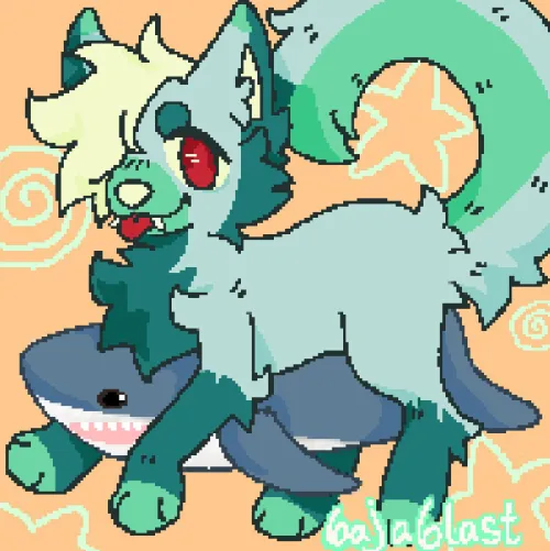 Thumbnail Artistic 'Laying on Da Blhaj' Creation | 6aja_6last | Furry Category