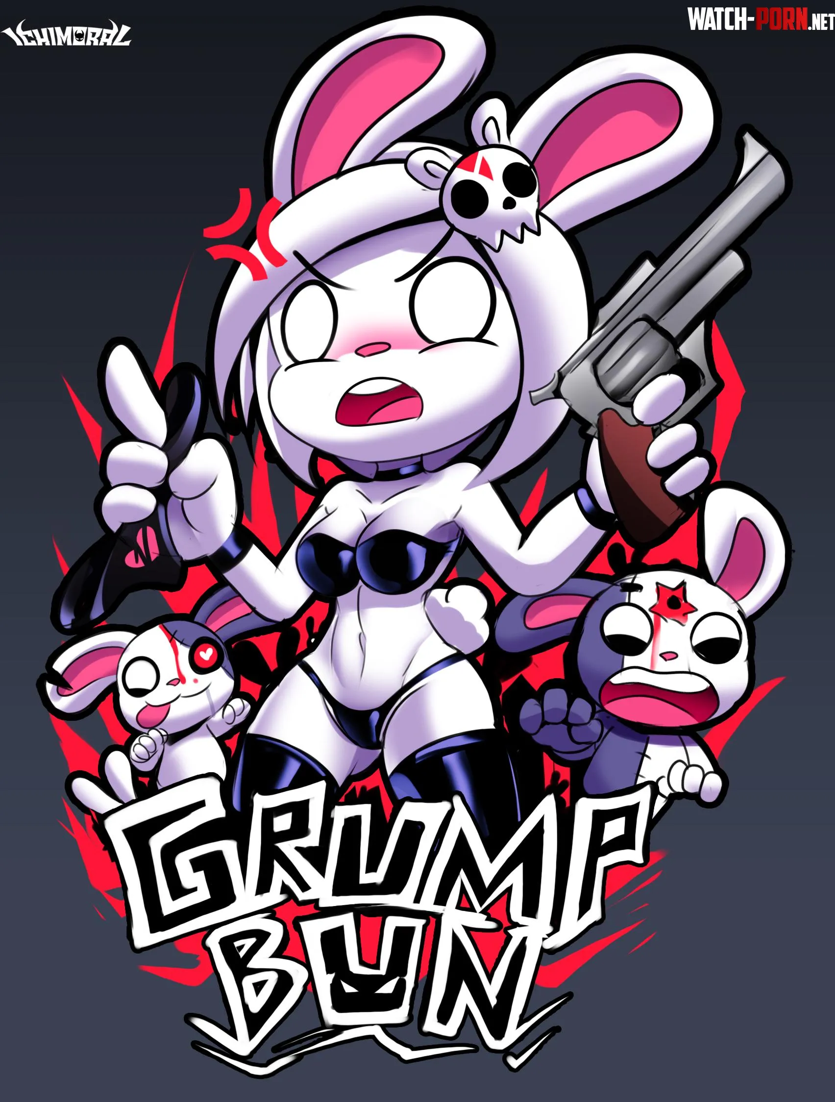 A sexy bunny girl shirt Design i was commissioned to draw F ichimoral by Aggretsuki