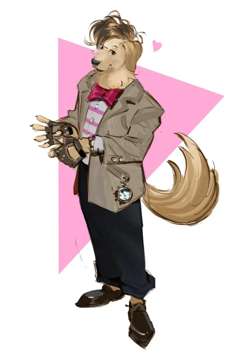 Thumbnail Elegant Dog Artwork Unveiled by Empty-Whereas5556 - A Furry Delight