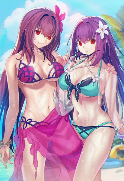 Thumbnail FateGO Scathach & Skadi Cosplay by CheetahSperm18