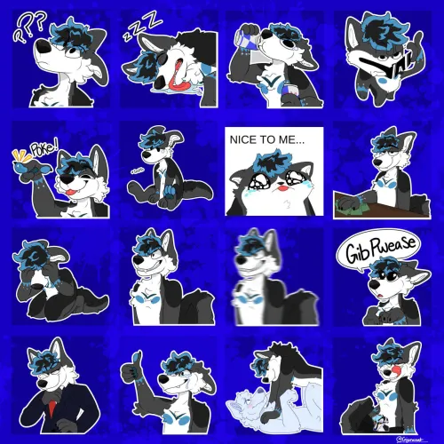 Thumbnail Gjaravont Presents Charming Furry Stickers - A Collection Worth Noting