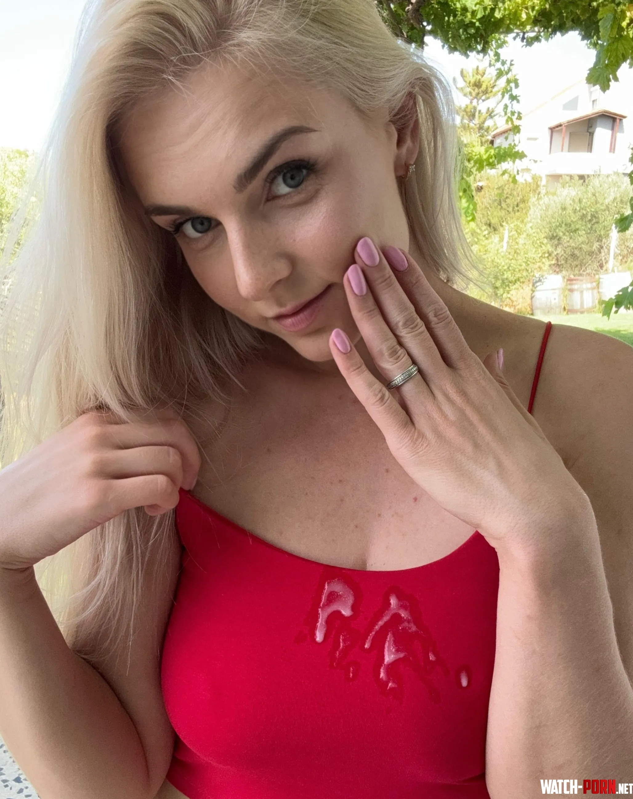 The more cum on my clothes the more excited I get by OpalLuxuryy