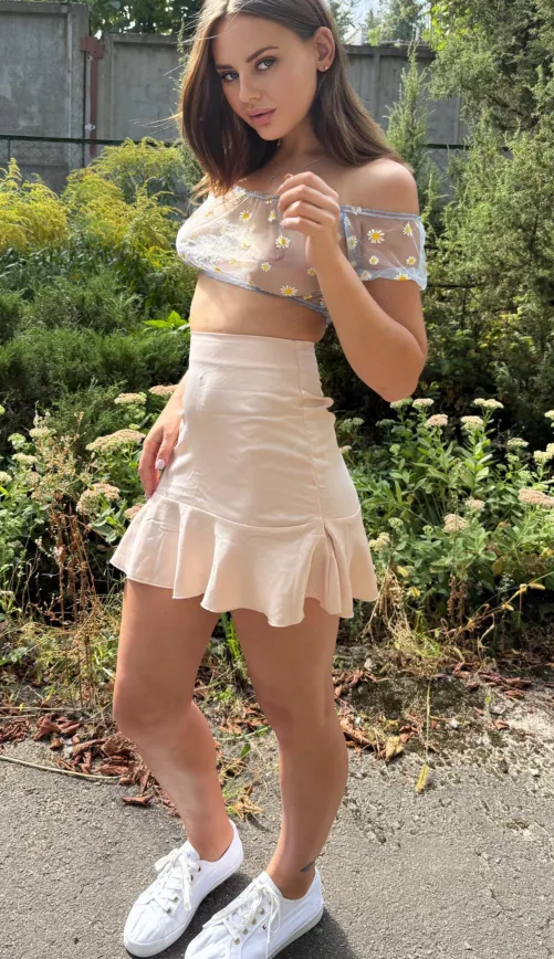 Thumbnail Showcasing My Sheer Crop Top Style - Fashion Forward! | CalmSillence